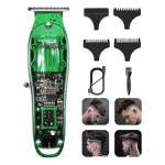 ماشین اصلاح موی سر گرین Green Transparent Pro Hair Trimmer 6000RPM