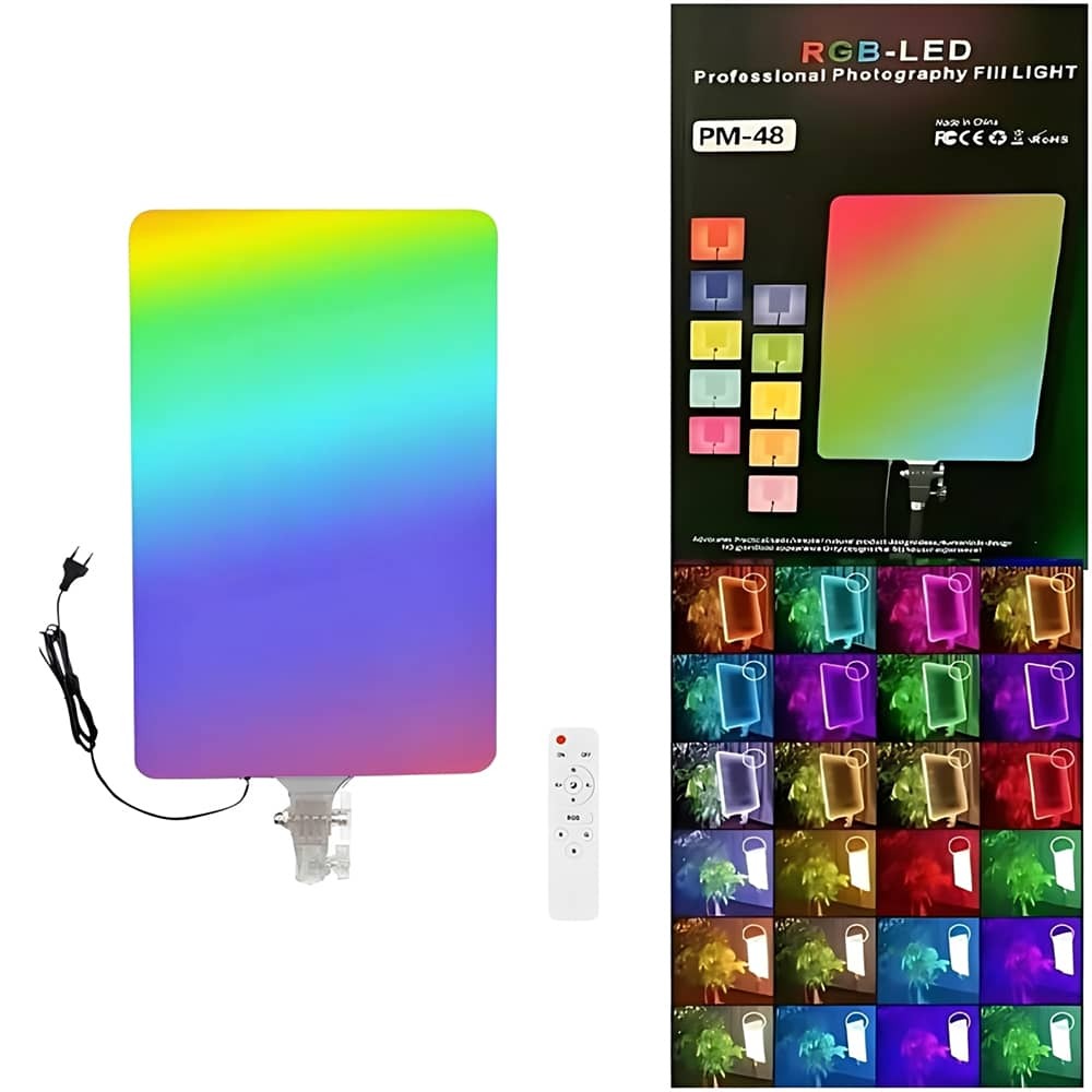 PM-48-RGB-LED-Professional-Photo نور ثابت ال ای دی PM-48 RGB - Image 1